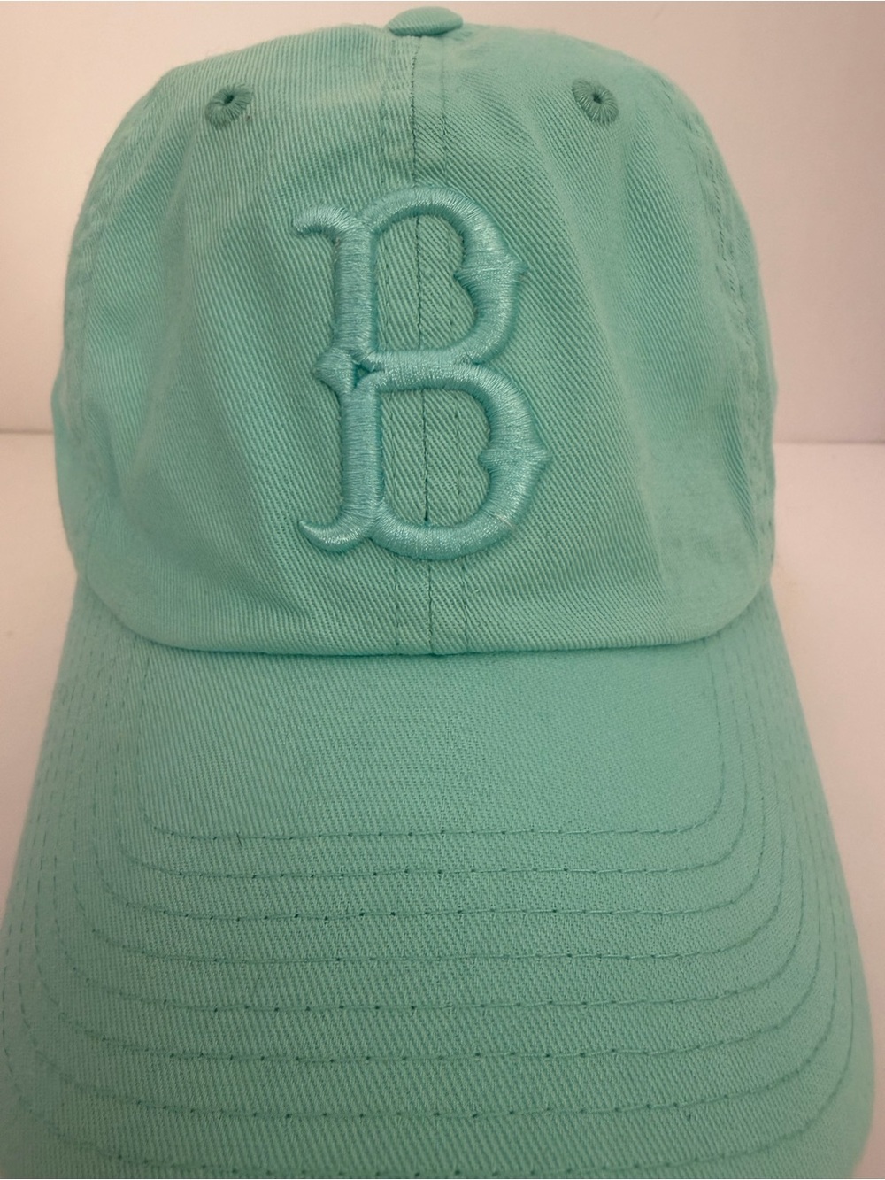 American Needle Mint Green 'B' Embroidered Baseball Cap